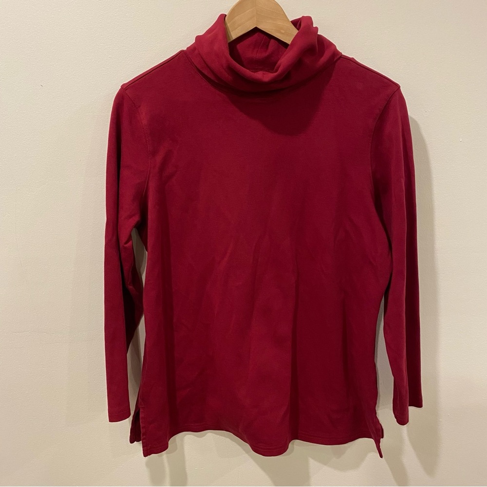 L.L. Bean cotton turtleneck